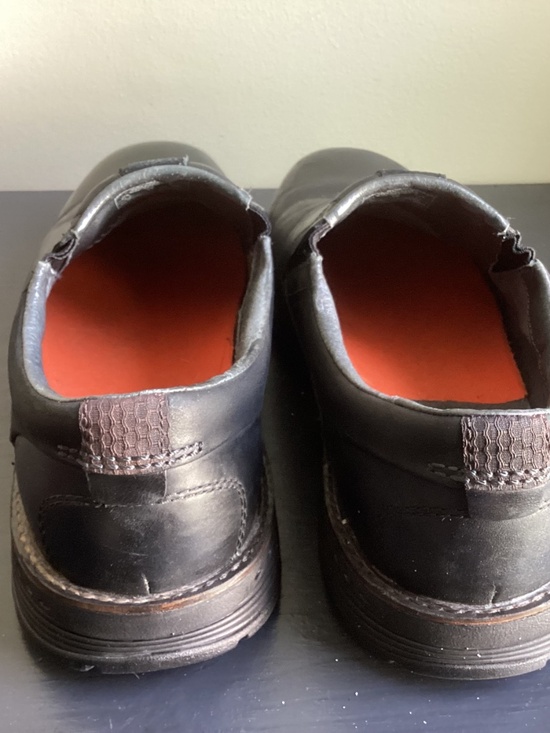 Men’s MERRELL MOC SLIP-ON BLACK LEATHER CASUAL SHOES SIZE 11.5 main image 5